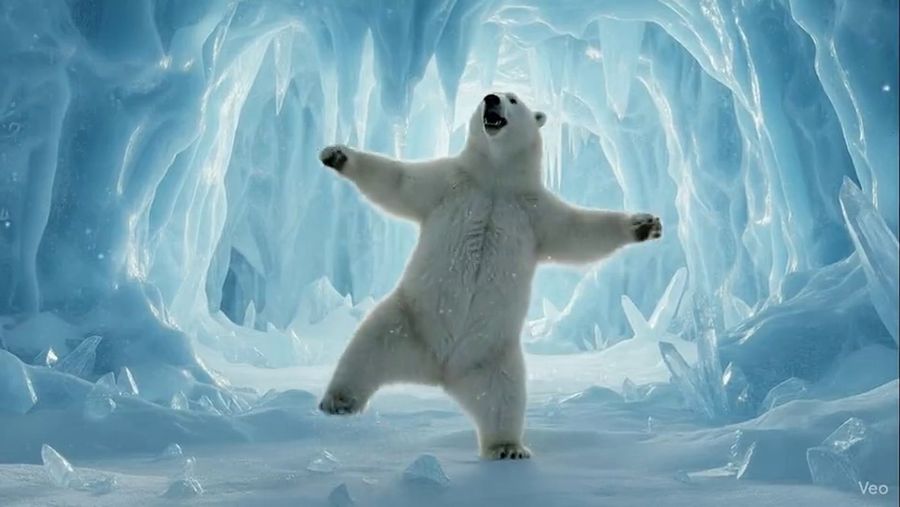 Test: the ice cave